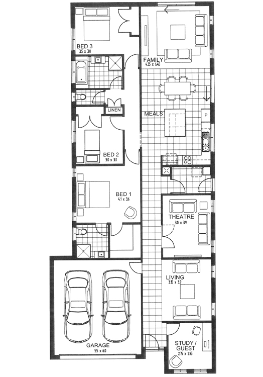 modern home layout
